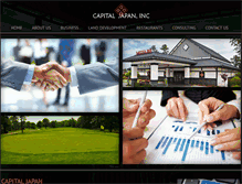Tablet Screenshot of capitaljapan.com